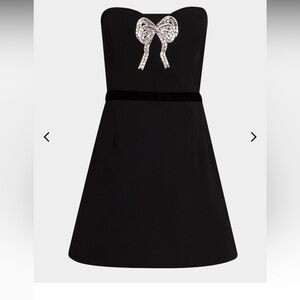 HELSI Excl Adriana Bow Mini Dress M NWT Strapless (WOM0021)